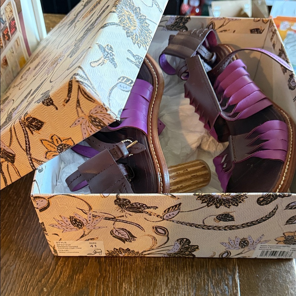 Purple and Brown Women's Shoes